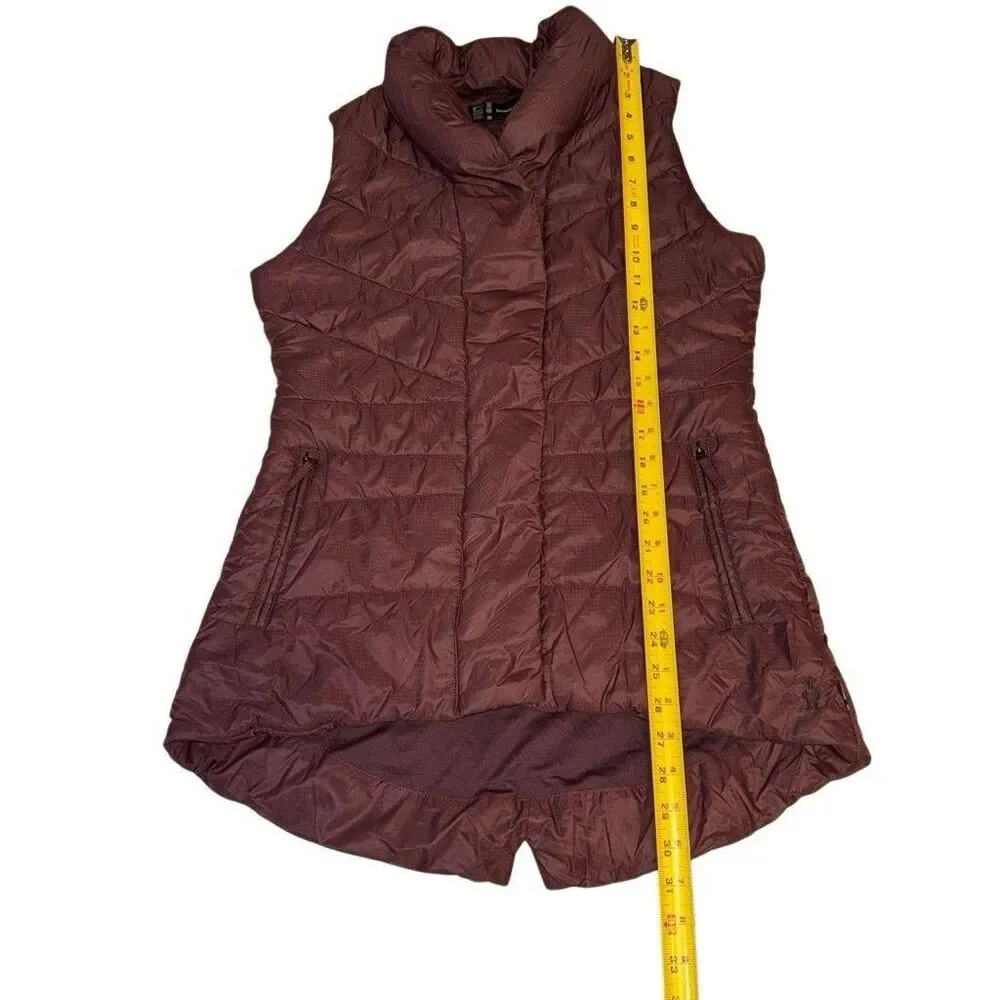 Smartwool Women’s Vest Medium Corbet 120 Quilted Plum Purple Merino Wool Blend